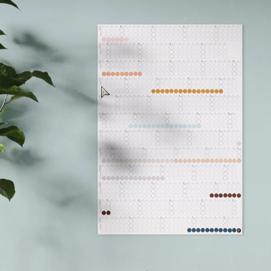 Custom annual planner