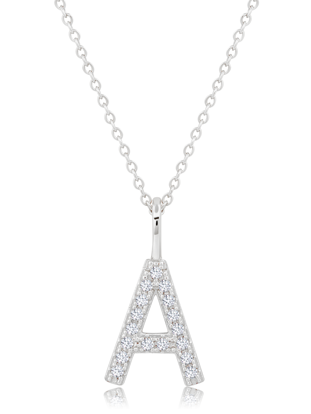 Necklace with Letters and Charms