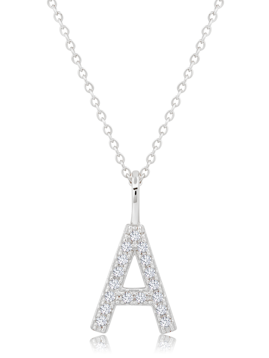 Necklace with Letters and Charms