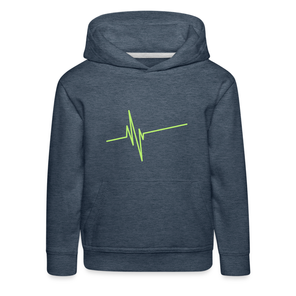 Kids' Premium Hoodie - heather denim